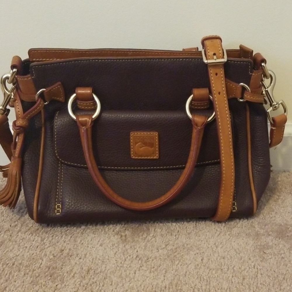 Dooney and Bourke Leather Satchel Handbag